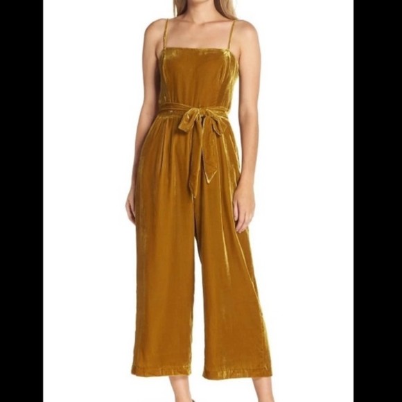 J. Crew Pants - J. Crew 365 Marseille Crushed Velvet Jumpsuit - 12